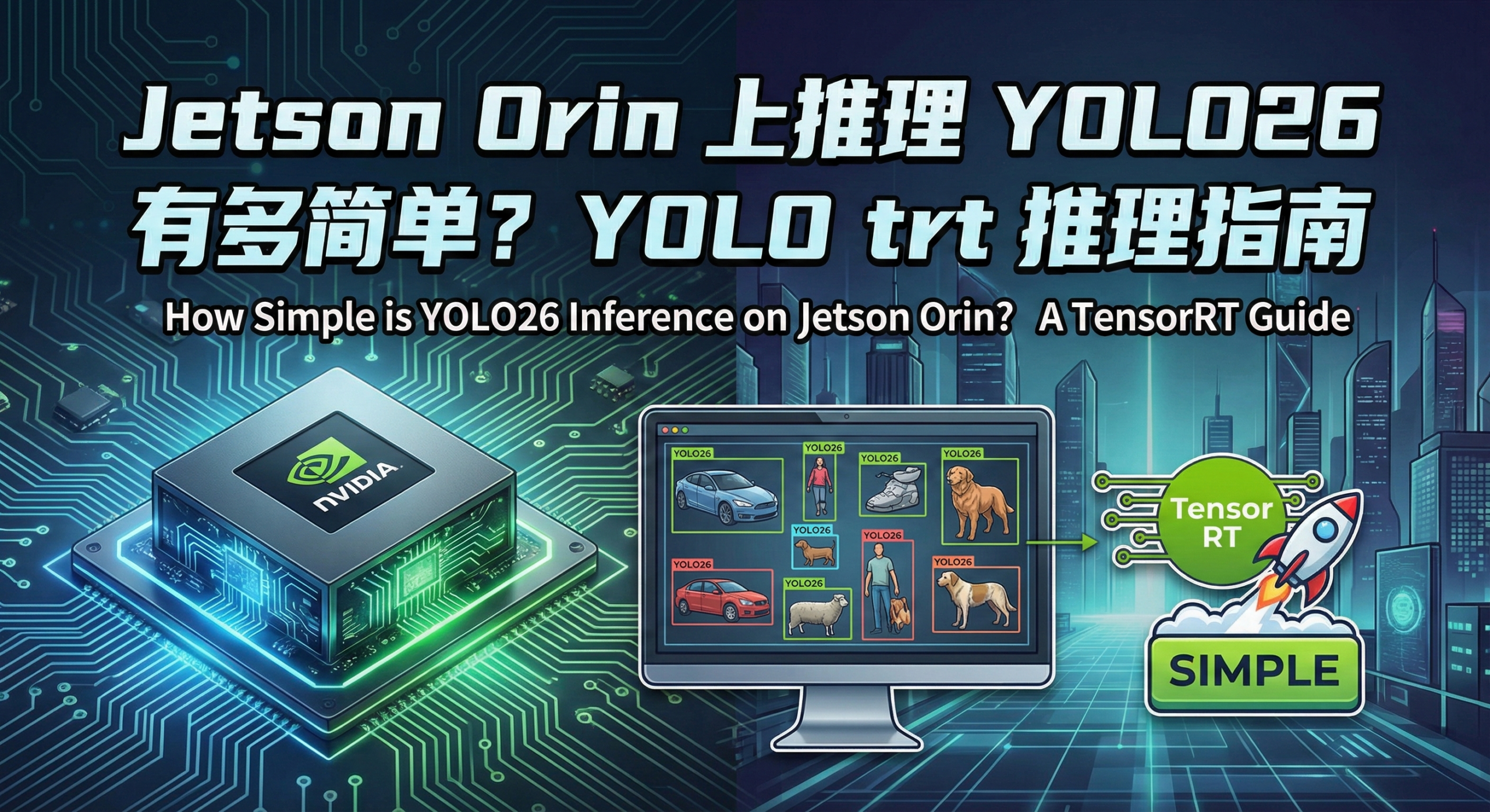 Jetson Orin 使用 TensorRT 推理 YOLO26 封面