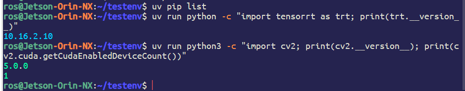 Jetson Python环境优雅链接系统包 操作截图